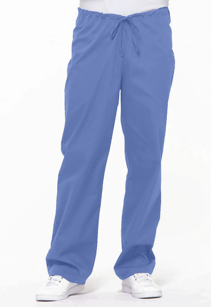 Dickies Scrubs Unisex Drawstring Pant Ceil Blue | scrub-supply.com