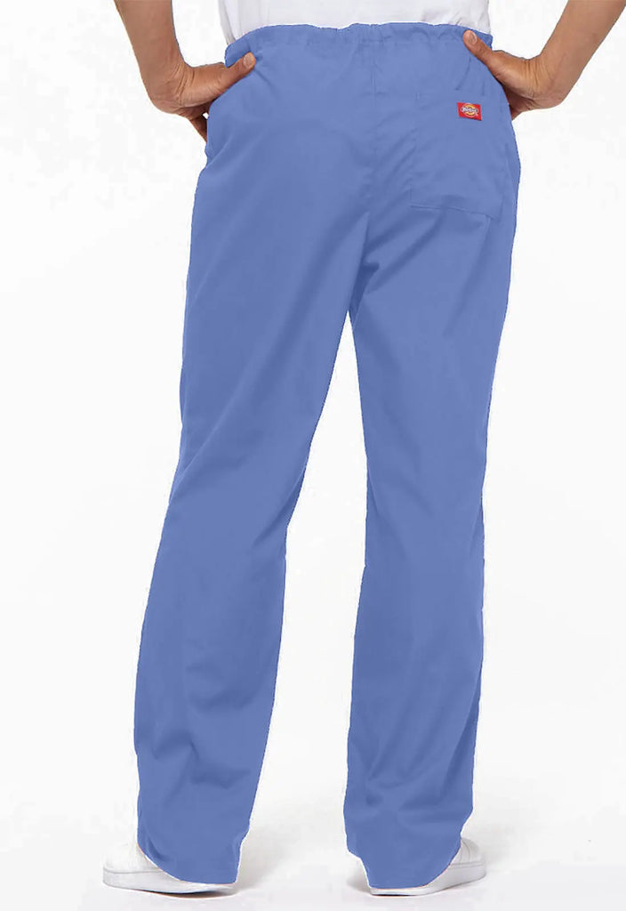 Dickies Scrubs Unisex Drawstring Pant Ceil Blue | scrub-supply.com