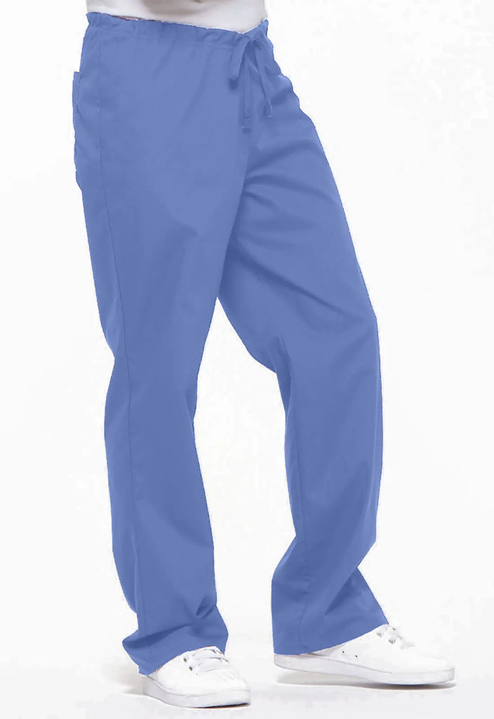 Dickies Scrubs Unisex Drawstring Pant Ceil Blue | scrub-supply.com