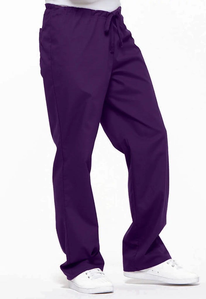 Dickies Scrubs Unisex Drawstring Pant Eggplant | scrub-supply.com