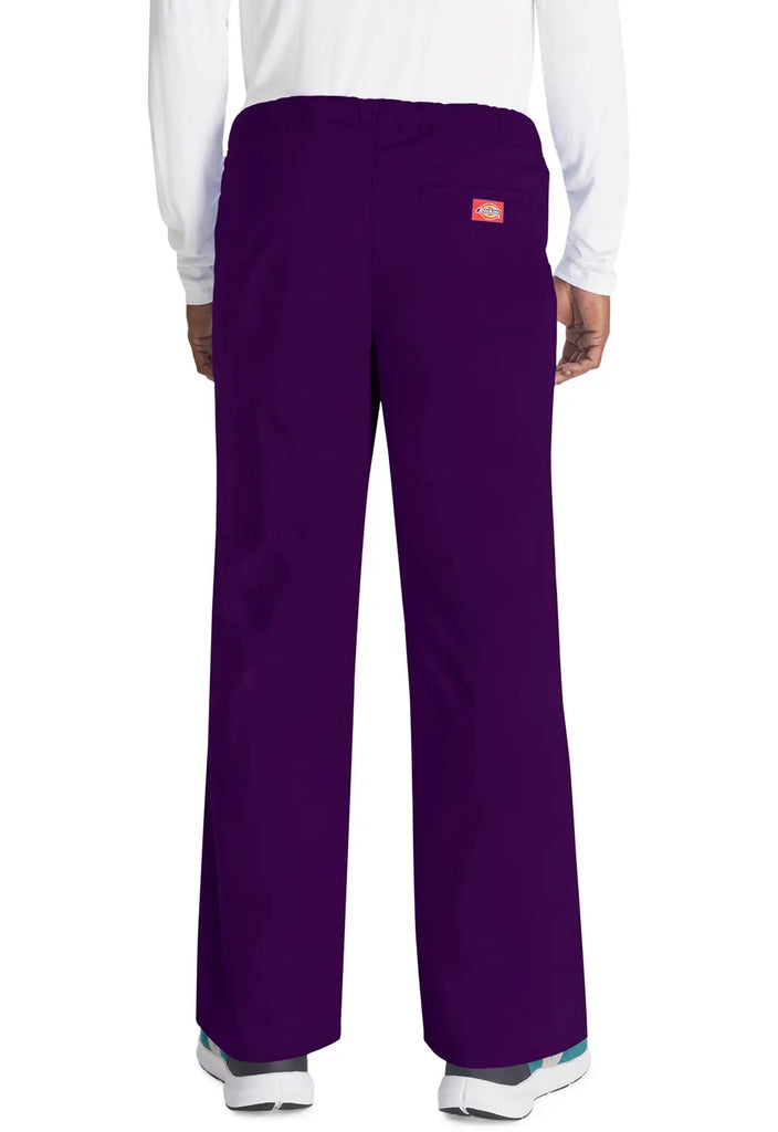 Dickies Scrubs Unisex Drawstring Pant Eggplant | scrub-supply.com