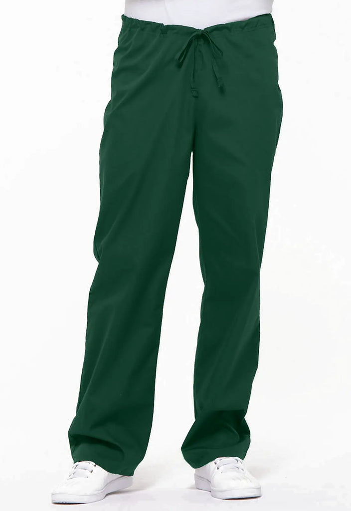 Dickies Scrubs Unisex Drawstring Pant Hunter Green | scrub-supply.com