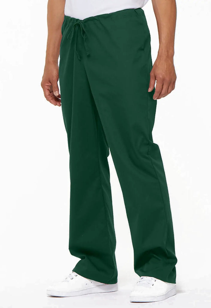 Dickies Scrubs Unisex Drawstring Pant Hunter Green | scrub-supply.com