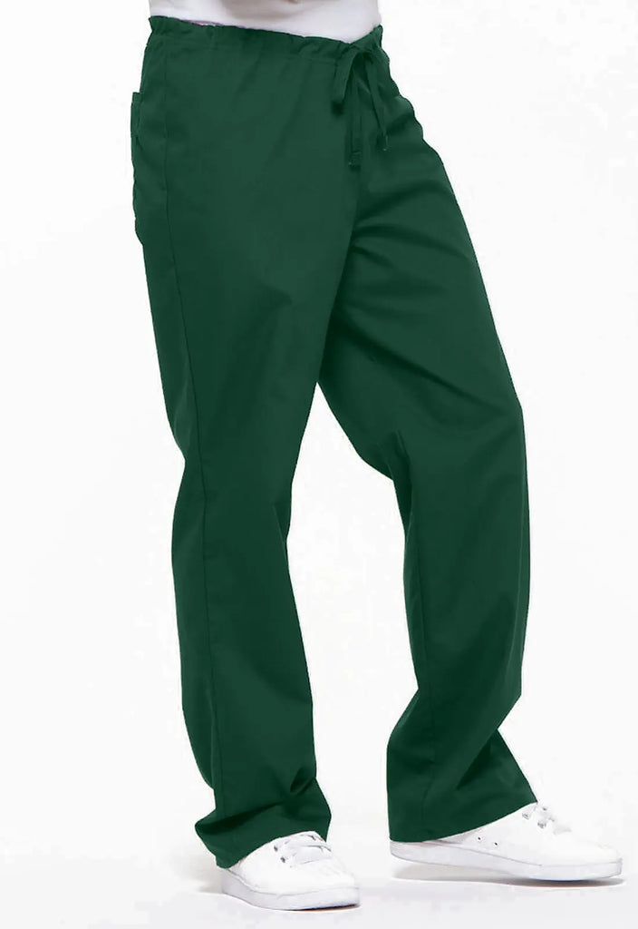 Dickies Scrubs Unisex Drawstring Pant Hunter Green | scrub-supply.com