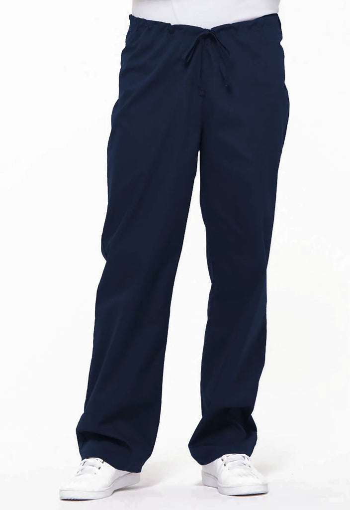 Dickies Scrubs Unisex Drawstring Pant Navy | scrub-supply.com