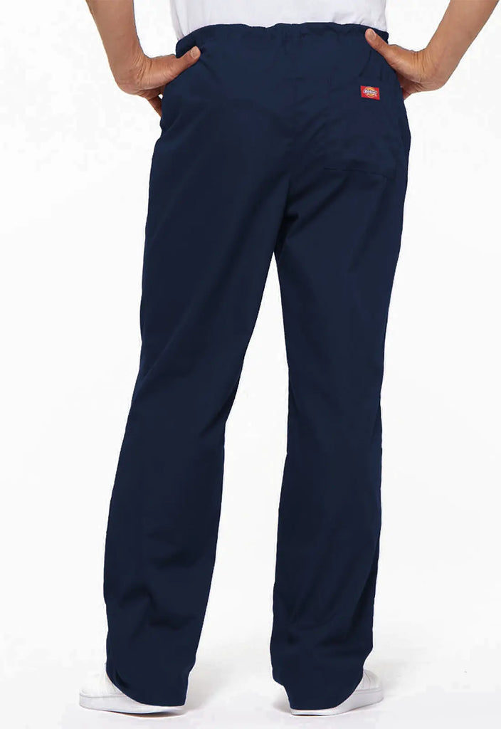 Dickies Scrubs Unisex Drawstring Pant Navy | scrub-supply.com