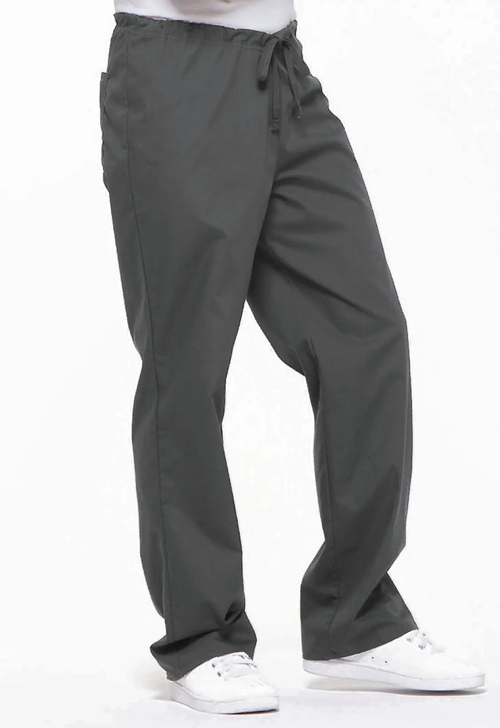 Dickies Scrubs Unisex Drawstring Pant Pewter | scrub-supply.com