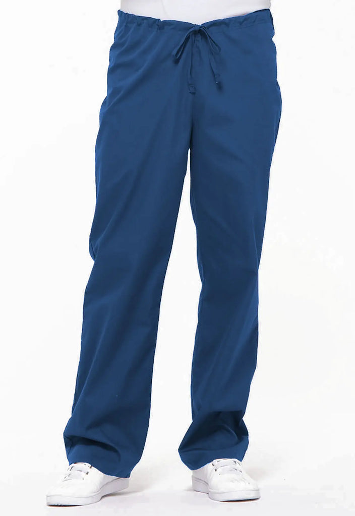 Dickies Scrubs Unisex Drawstring Pant Royal Blue | scrub-supply.com