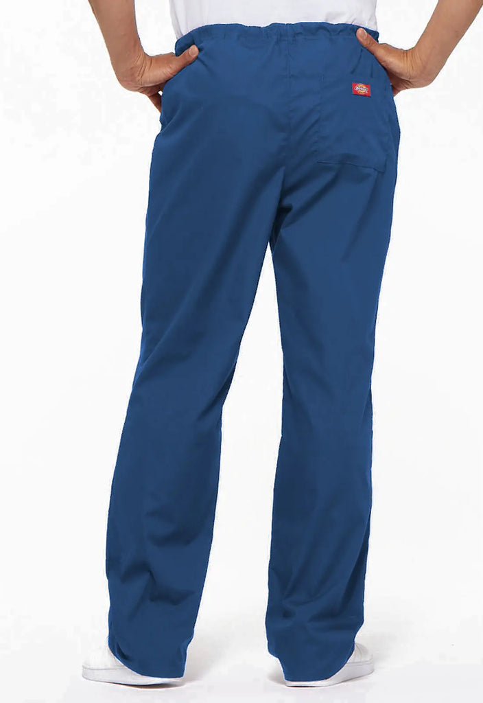 Dickies Scrubs Unisex Drawstring Pant Royal Blue | scrub-supply.com