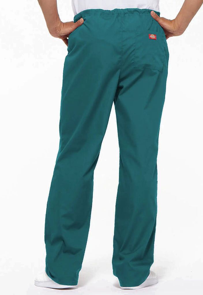 Dickies Scrubs Unisex Drawstring Pant Teal | scrub-supply.com