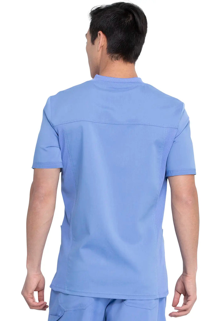 Dickies Scrubs 3-Pocket Men's V-Neck Top Ceil Blue | scrub-supply.com