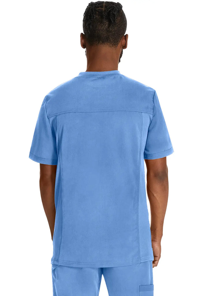 Dickies Scrubs 3-Pocket Men's V-Neck Top Ceil Blue | scrub-supply.com