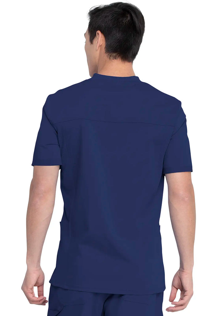 Dickies Scrubs 3-Pocket Men's V-Neck Top Navy | scrub-supply.com