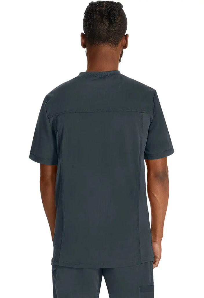 Dickies Scrubs 3-Pocket Men's V-Neck Top Pewter | scrub-supply.com