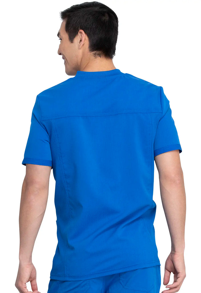 Dickies Scrubs 3-Pocket Men's V-Neck Top Royal Blue | scrub-supply.com