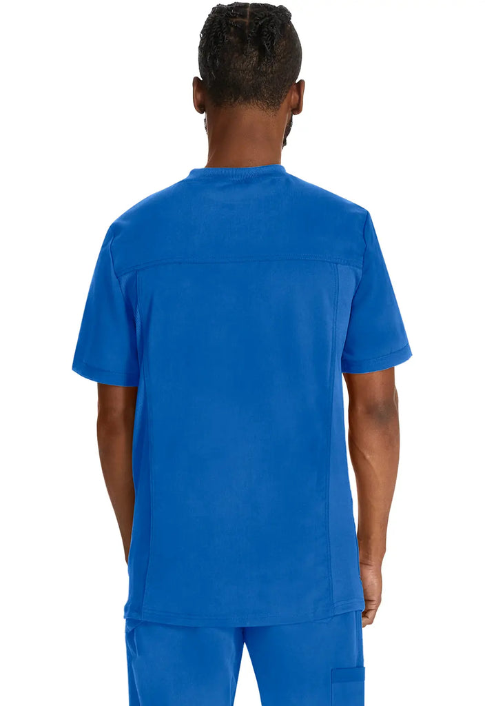 Dickies Scrubs 3-Pocket Men's V-Neck Top Royal Blue | scrub-supply.com