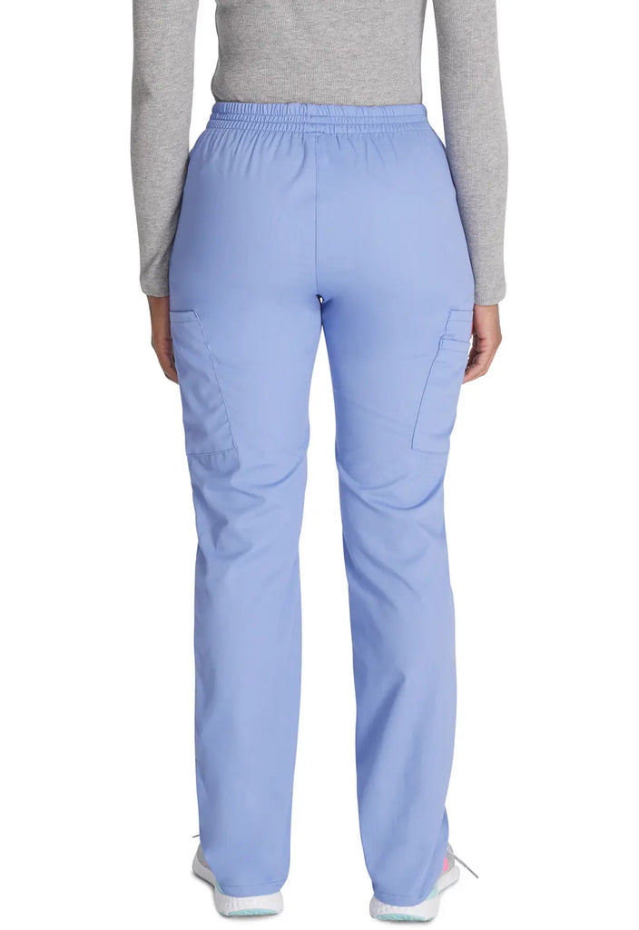 Dickies Scrubs 6-Pocket Natural Rise Tapered Leg Pull-on Pant Ceil Blue | scrub-supply.com