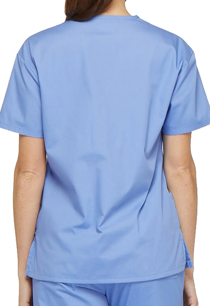 Dickies Scrubs 3-Pocket V-Neck Top Ceil Blue | scrub-supply.com