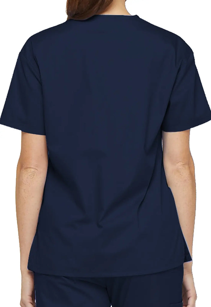 Dickies Scrubs 3-Pocket V-Neck Top Navy | scrub-supply.com