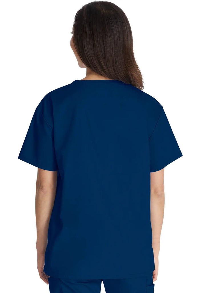 Dickies Scrubs 3-Pocket V-Neck Top Navy | scrub-supply.com