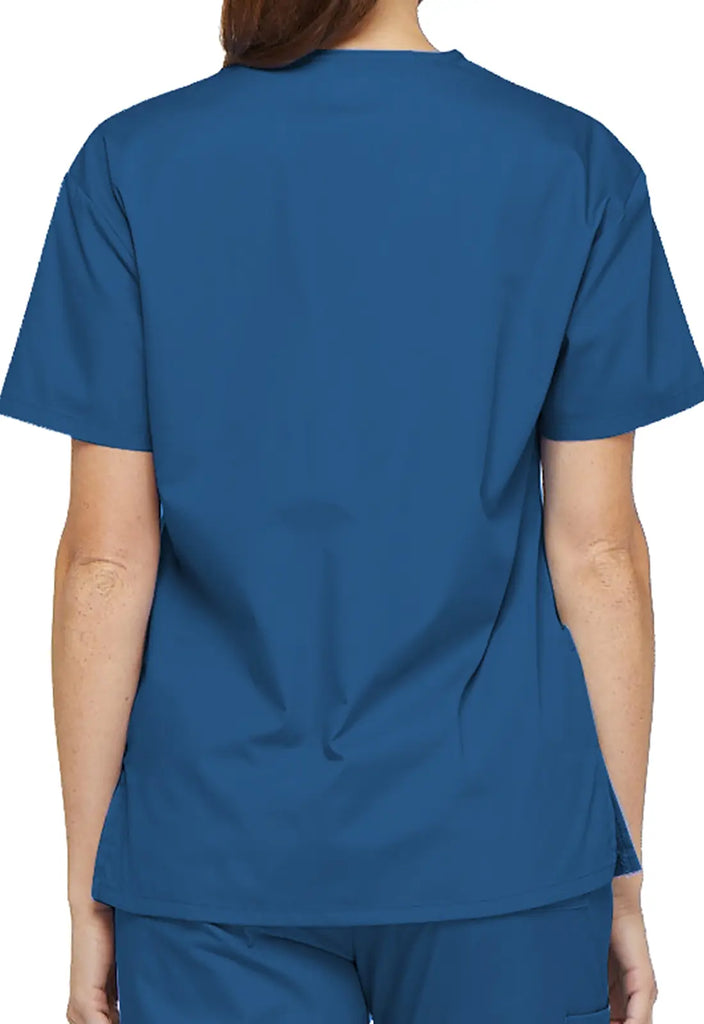 Dickies Scrubs 3-Pocket V-Neck Top Royal Blue | scrub-supply.com