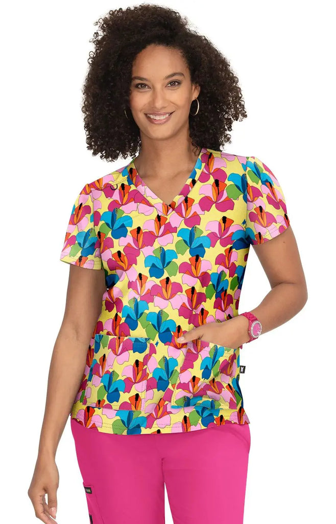 Koi Scrubs Lulu Top Bora Bora | scrub-supply.com