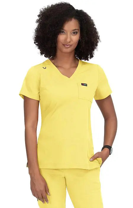 Koi Scrubs Coco Top Sunshine | scrub-supply.com