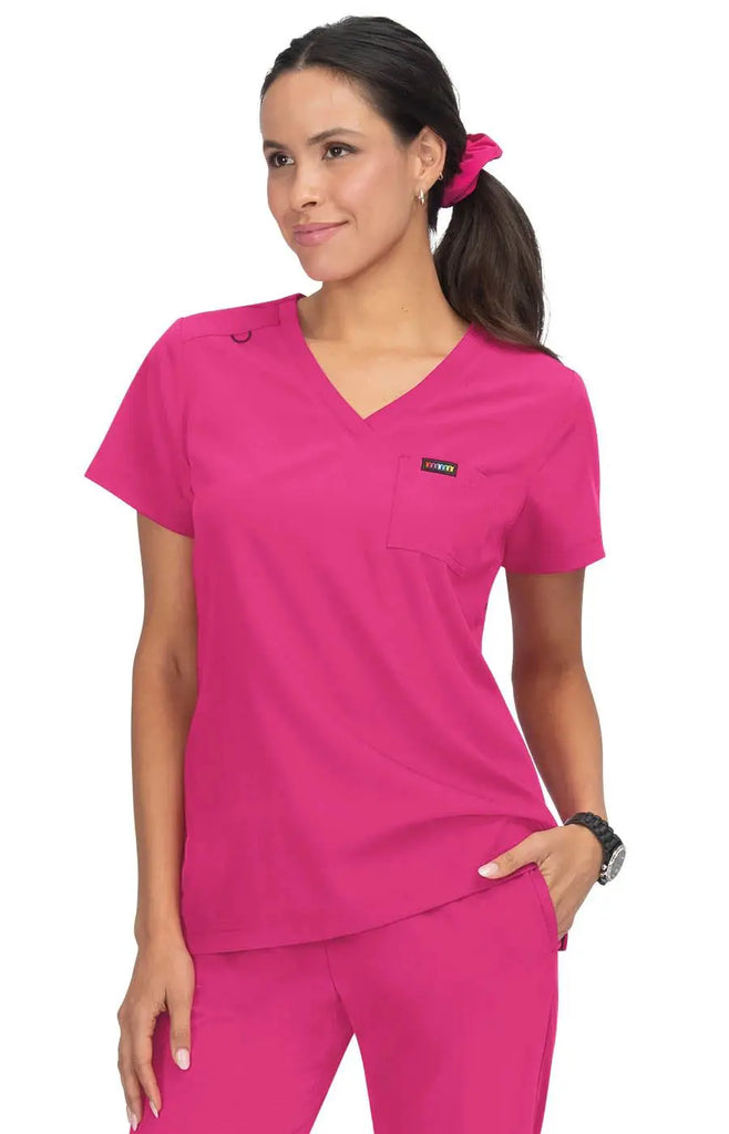 Koi Scrubs Coco Top Flamingo | scrub-supply.com