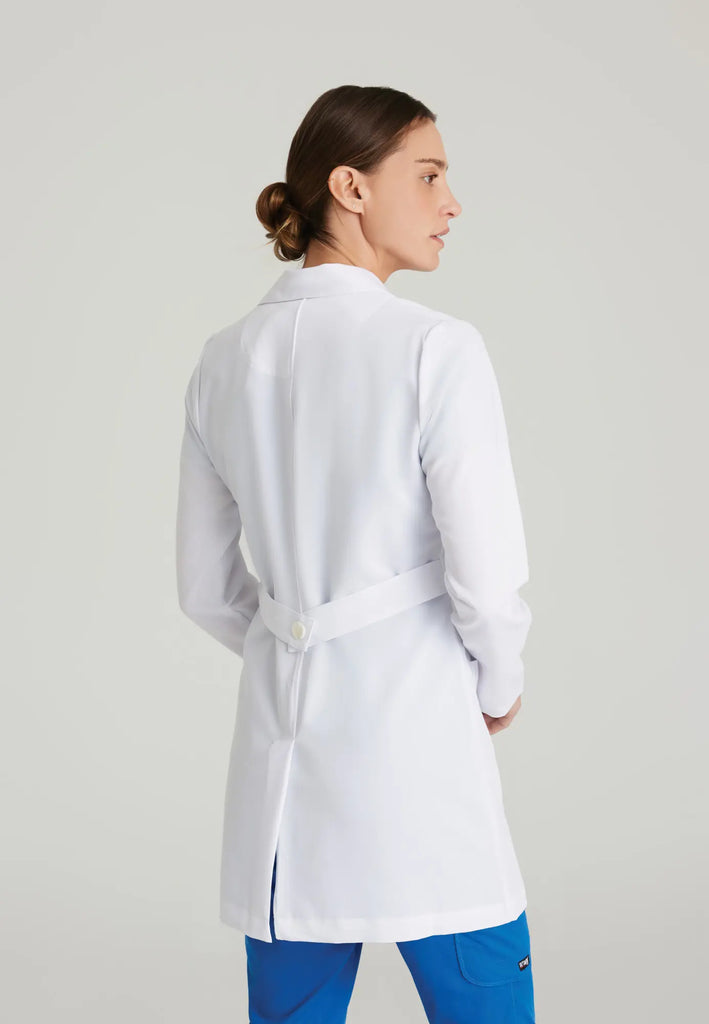 Barco Scrubs Women's Brooke Lab Coat White | scrub-supply.com