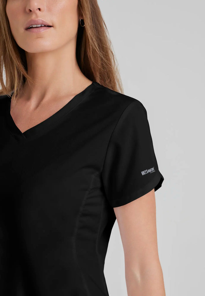 Barco Scrubs Women's Cora Top Black | scrub-supply.com