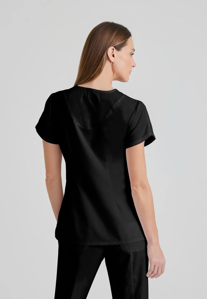 Barco Scrubs Women's Cora Top Black | scrub-supply.com