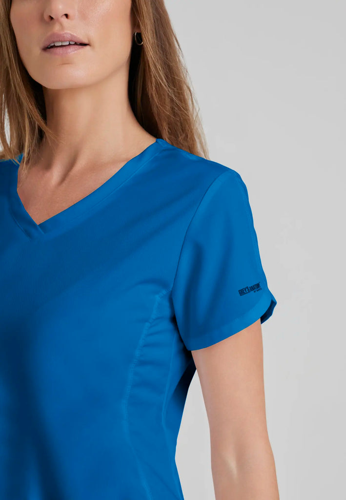 Barco Scrubs Women's Cora Top New Royal | scrub-supply.com