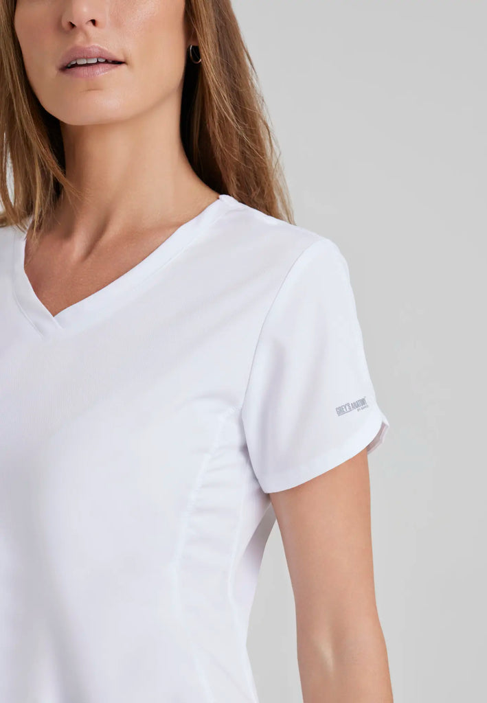 Barco Scrubs Women's Cora Top White | scrub-supply.com