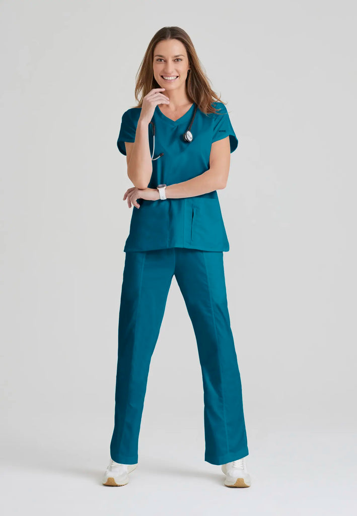 Grey's Anatomy by Barco Scrubs Women's Cora Top Bahama | scrub-supply.com