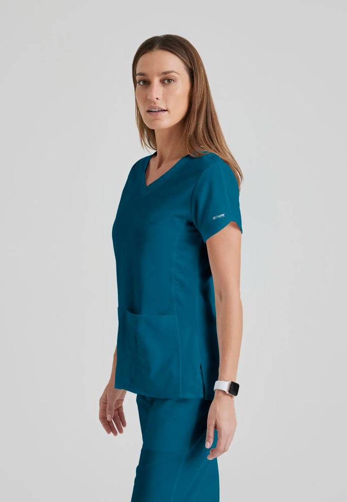 Grey's Anatomy by Barco Scrubs Women's Cora Top Bahama | scrub-supply.com