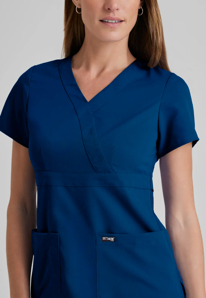 Barco Scrubs Women's Riley Top Indigo | scrub-supply.com