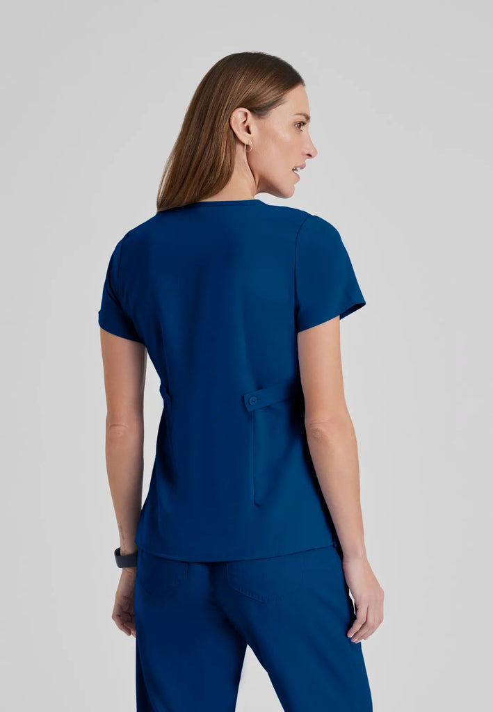 Barco Scrubs Women's Riley Top Indigo | scrub-supply.com