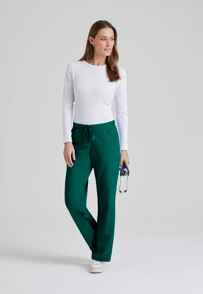 Barco Scrubs Women's Riley Pant Hunter Green | scrub-supply.com