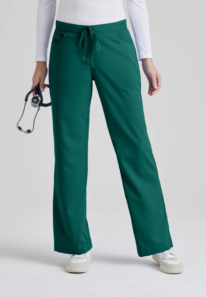 Barco Scrubs Women's Riley Pant Hunter Green | scrub-supply.com