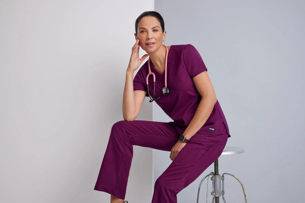 Barco Scrubs Women's Aubrey Pant New Royal | scrub-supply.com