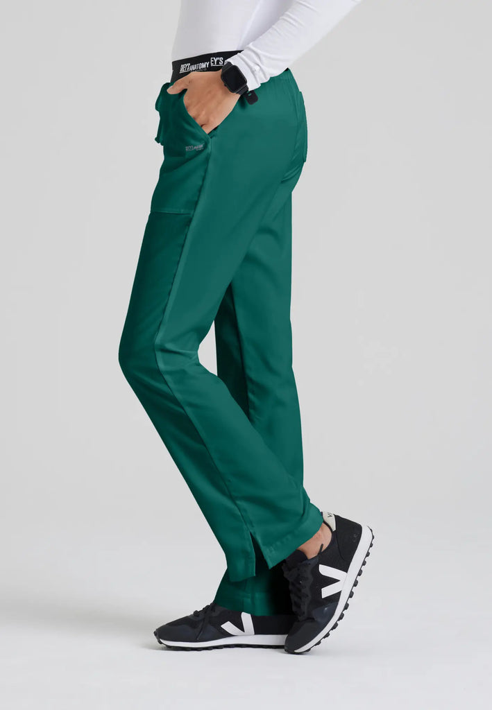 Barco Scrubs Women's Aubrey Pant Hunter Green | scrub-supply.com