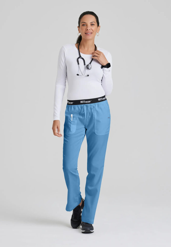 Barco Scrubs Women's Aubrey Pant Ceil Blue | scrub-supply.com