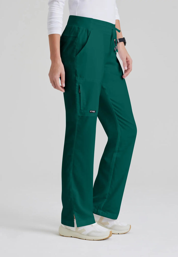 Barco Scrubs Women's Mia Pant Hunter Green | scrub-supply.com