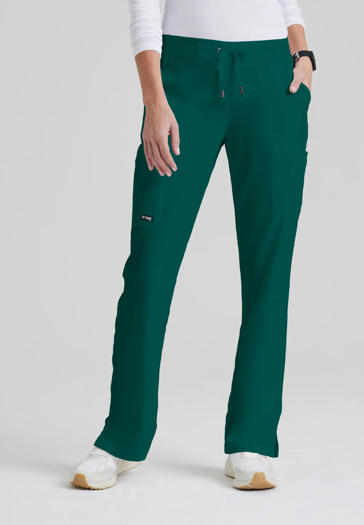 Barco Scrubs Women's Mia Pant Hunter Green | scrub-supply.com