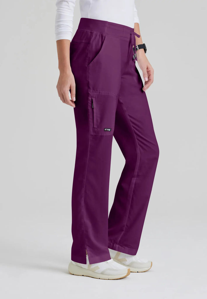 Barco Scrubs Women's Mia Pant Wine | scrub-supply.com