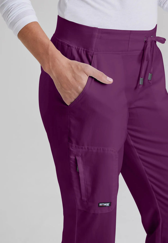 Barco Scrubs Women's Mia Pant Wine | scrub-supply.com