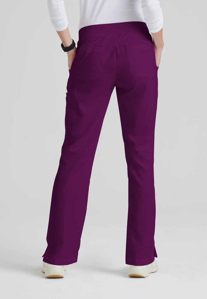 Barco Scrubs Women's Mia Pant Wine | scrub-supply.com