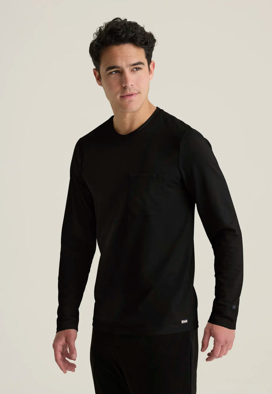 Grey's Anatomy by Barco Scrubs Men's Arise Tee Black | scrub-supply.com