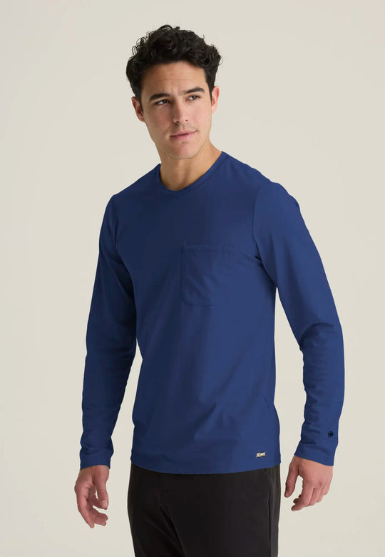 Grey's Anatomy by Barco Scrubs Men's Arise Tee Indigo | scrub-supply.com