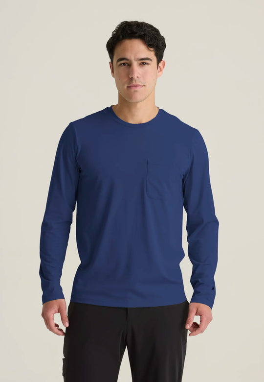 Grey's Anatomy by Barco Scrubs Men's Arise Tee Indigo | scrub-supply.com